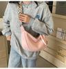 2025 Trendy Women's Korean Style Nylon Dumpling Crossbody Bag - Versatile, Large Capacity Canvas Shoulder Bag