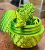 3D Printing Dragon Egg With Crystal Dragon Full-body Joints Movable Crystal Modern Ornament Free Swinging Creative Ornaments