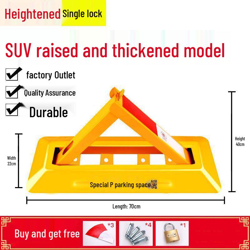 Blocator de sol triunghiular rezistent pentru locuri de parcare în garaje