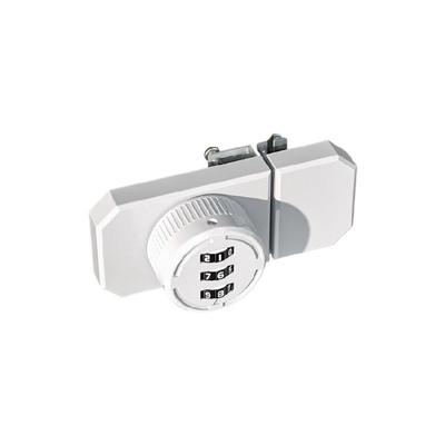 3 Digit Combination Lock Twist Knob Hasp Lock with Password Code Zinc Alloys Glass Cabinet Door Lock for Drawer, Cabinet