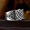 New Style Vintage Viking Celtic Knot Ring Male 316L Stainless Steel Slavic Star of Russia Rings Fashion Jewelry Gifts Wholesale
