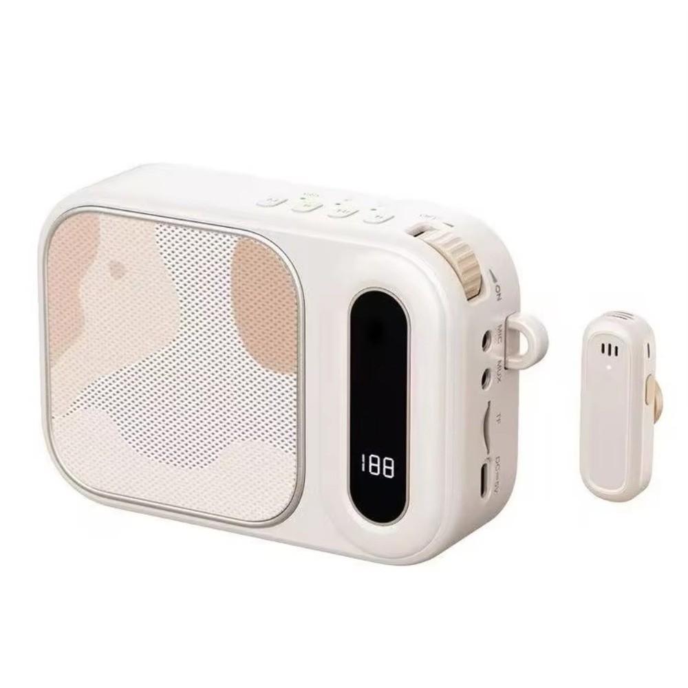 Rechargeable Portable Voice Amplifier Neck Clip Neck Clip Microphone Tour Guides