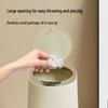 Press-Type Desktop Trash Can with Lid