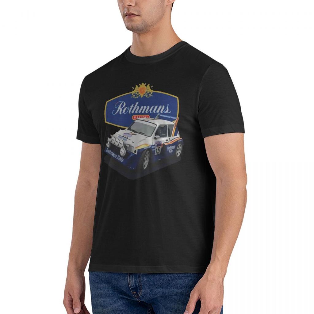 2024 Fashion British Car Fans Metro 6R4 Classic Rally Racer Car T-Shirt B Group Tee Anime Graphic Crew Neck 10 Colors T-shirts