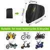Motorcycle Cover All Season,Universal Weather Quality Waterproof Sun Outdoor Protection Scooter Shelter Tear Proof Night Reflective & Lock-Holes