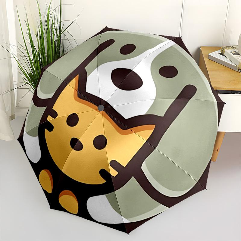 1pc Dog Cat Umbrella Portable Folding Umbrella Durable Iron Frame, Suitable for All Seasons Home Travel Outdoor yy260319085