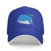 Giant Blue Whale Baseball Cap Women Men Hat Adjustable Outdoor Baseball Caps Sun Hat