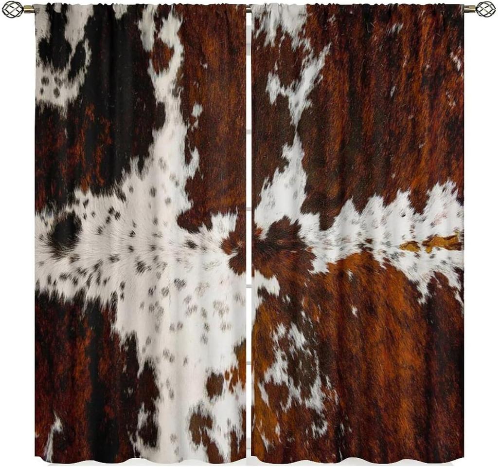 Tende per Finestre con Motivo Floreale Botanico di Galli e Galline, Stile Rustico, per Cucina, Soggiorno, Camera da Letto