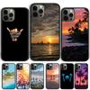 Love Summer Beach Coque Shell For iPhone 17 Air 15 16 14 13 12 Pro Max 11 Pro Max Plus Phone Case Cover
