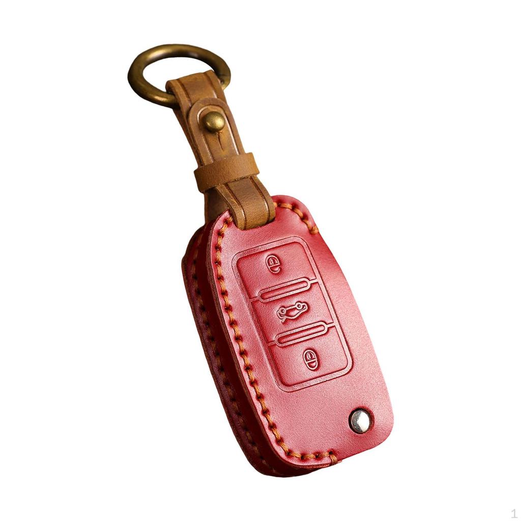 Key Fob with Keyring Full Protection Holder Modern for VW
