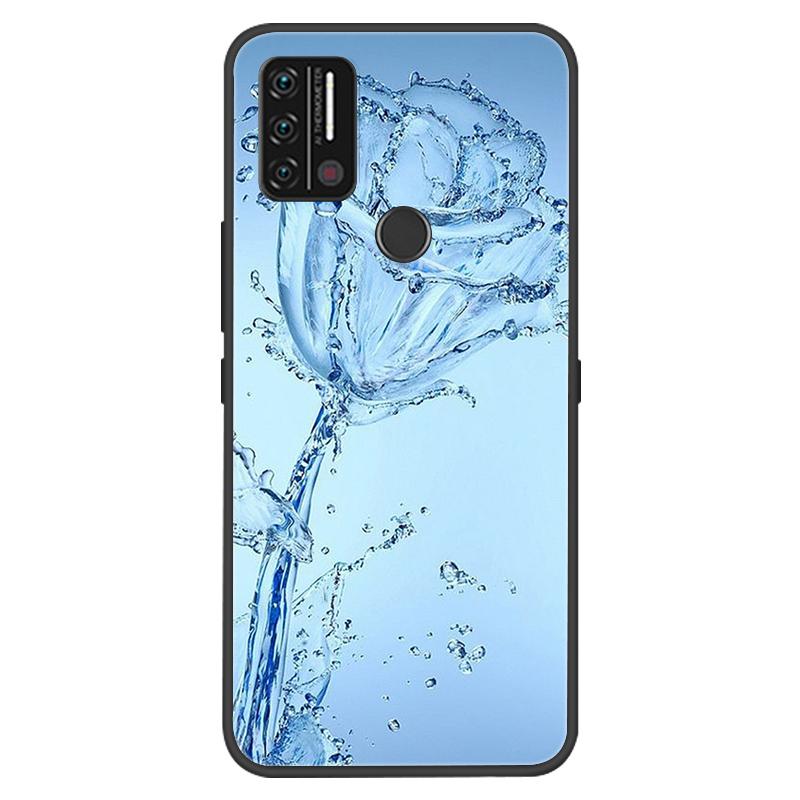 Custodia Per Umidigi A7 A9 Pro Custodie Morbido Silicone Protezione Stampa Coperture Nere per Umidigi A9 A7 Pro Funda Coque A9Pro A 9 Capa