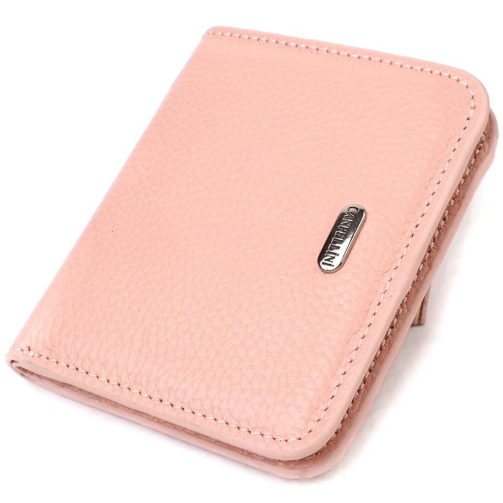 Dámská malá peněženka z pravé flotarové kůže CANPELLINI 21797 Pink