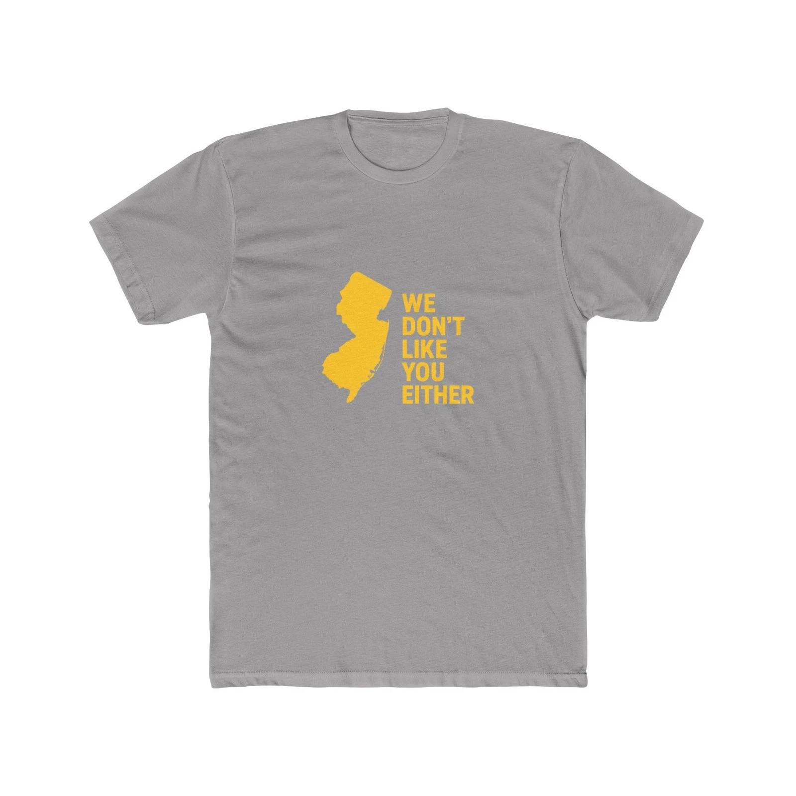 

Funny NJ Motto Bold State Outline T-Shirt 3XL
