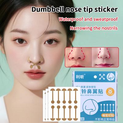 Autocollants Réducteurs d'Ailes du Nez Patch Invisible Réducteur de Nez Bandes Spéciales pour Nez Étroit Autocollant Outil de Soin du Visage Modelage du Nez Lifting