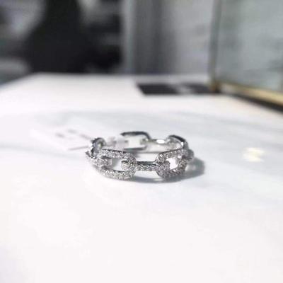 Bagues de mariage en argent sterling massif S925 avec diamants pour femmes, bijoux fins en argent 925, Anillos De Diamond Gemstone Anel Box
