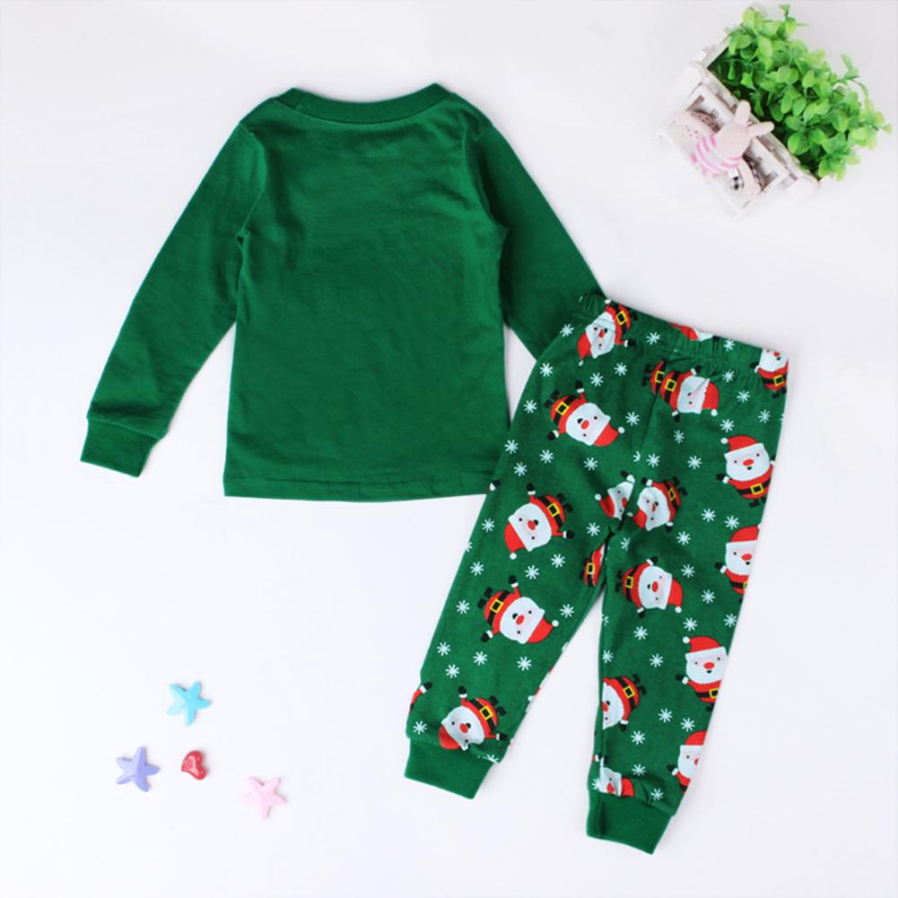 2pcs Girls Boys Christmas Lovely Clothes Set Long Sleeve Cartoon Tops+Pants WT7n 2pcs Girls Boys Christmas Lovely Clothes Set Long Sleeve Cartoon Tops+Pants WT7n