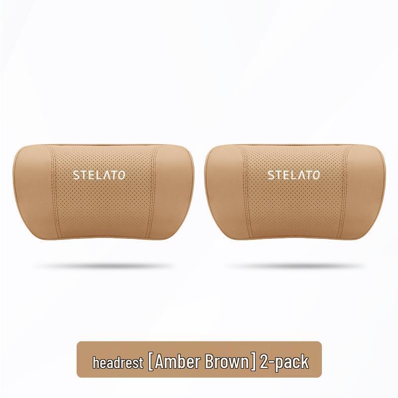 Xiangjie S9 Car All-Season Headrest and Suede Neck & Waist Support Pillow
