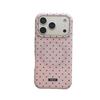 Magnetic Powder Blue & White Polka Dot iPhone 14/13 Compatible ProMax Case with Round Edges