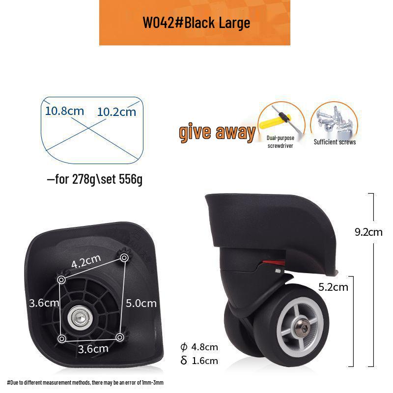 Universal Silent Roller Wheels for Suitcase Repair