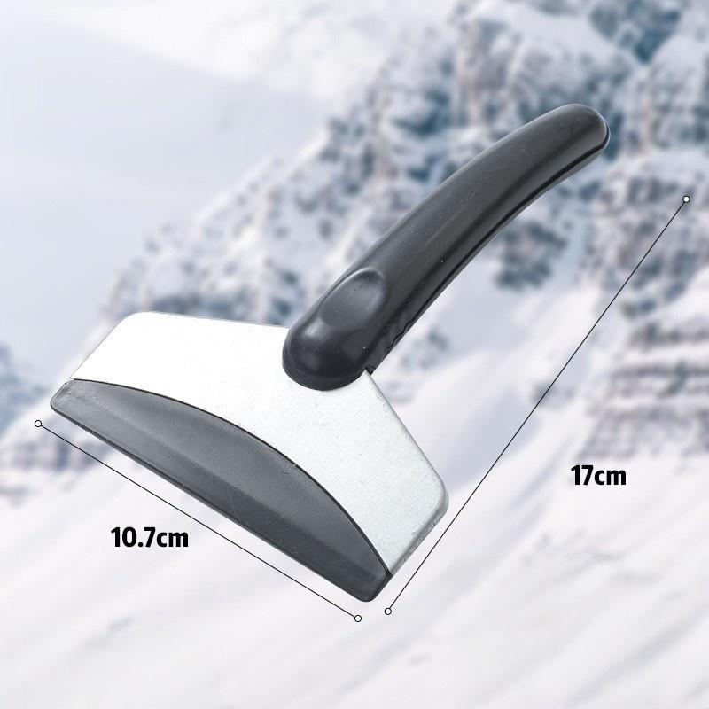 1Pcs Snow Removal Shovel Car Ice Scraper Windshield Glass Defrost Removal Automotive Winter Stainless Steel Car Accessories