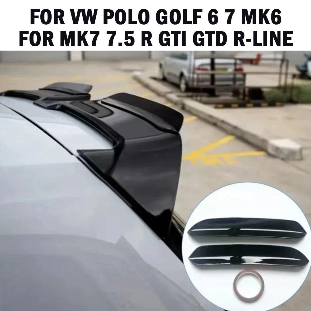 Pro Oettinger Nástavce střešního spoileru Klapky Zadní křídlo Pro VW Pro Golf 6 7 Pro 6 7 7.5 R GTD/I R-LINE W0D6
