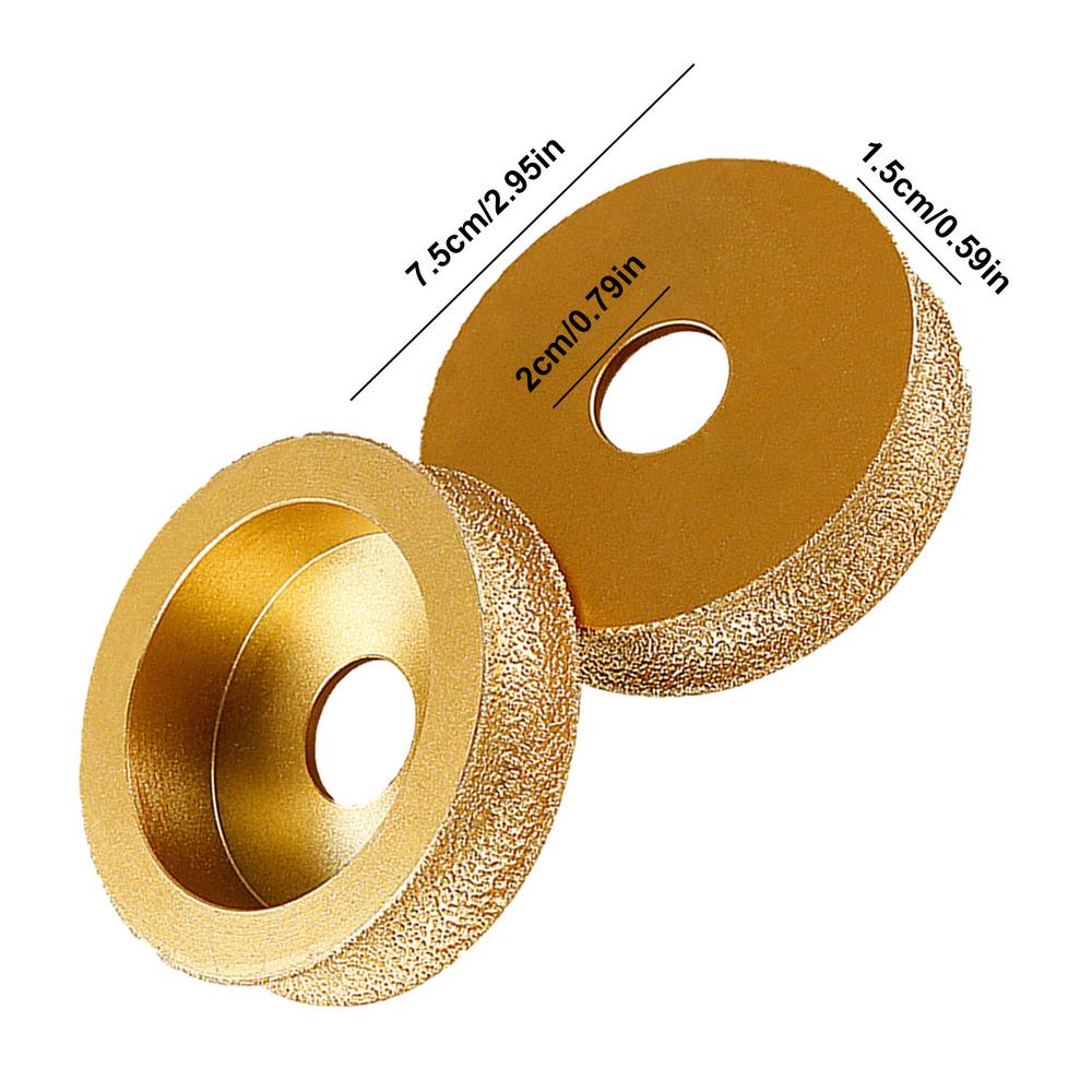Grinding Wheels Stone Edge Marble Granite Tile Trimming Grinding Wheel Brazied Diamond Angle Grinder Grinding Disces