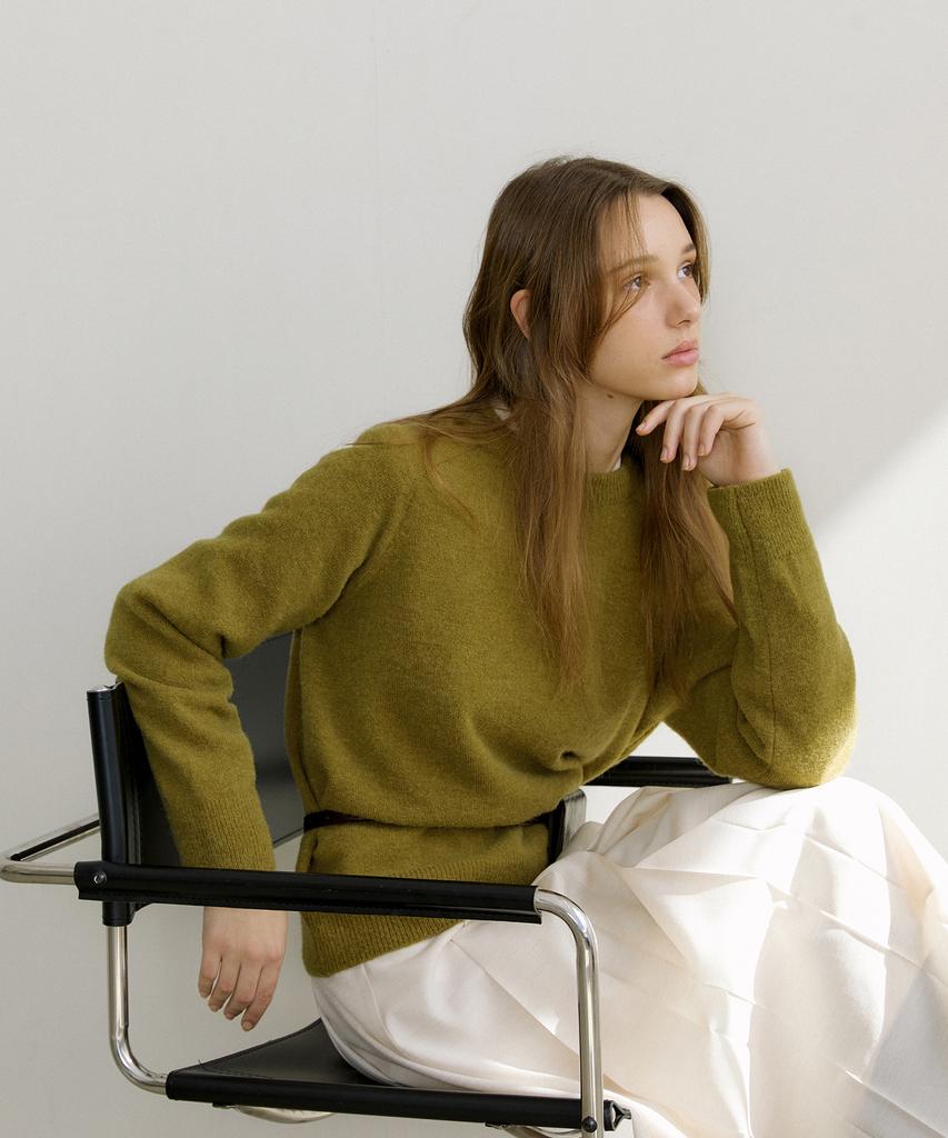 OCTETTE Essential Alpaca Sweat Knit_3Color