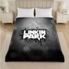 Linkin Park Druck Flanelldecke Gemütliche Leichte Plüschdecke für Bett Sofa Haushalt