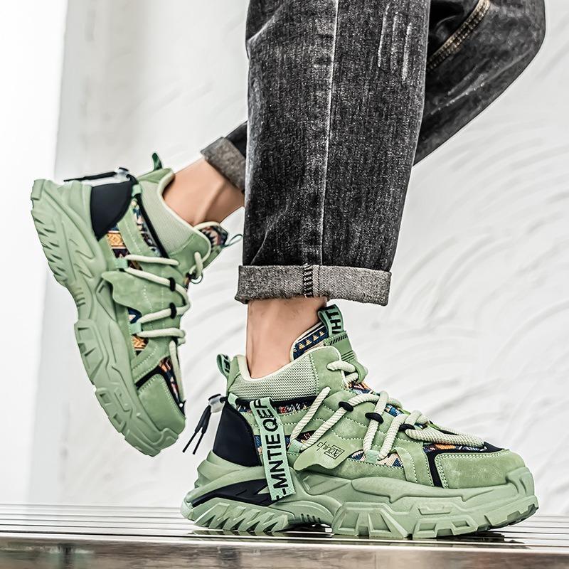 Herren High-Top Sneaker: Stilvolle Herbst/Winter Freizeitschuhe mit dicken Sohlen