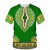 Sommer Harajuku 3D-Druck Afrikanisches Dashiki Ethnische Muster T-Shirt Für Männer Kinder Mode Streetwear T-Shirts Unisex Herrenbekleidung