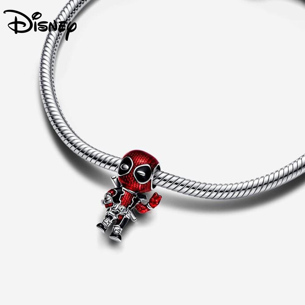 Disney 925 Silver Red Spider Ratatouille Charms Bead Earrings Bracelet Fit Original Bracelets DIY Birthday Jewelry Gift