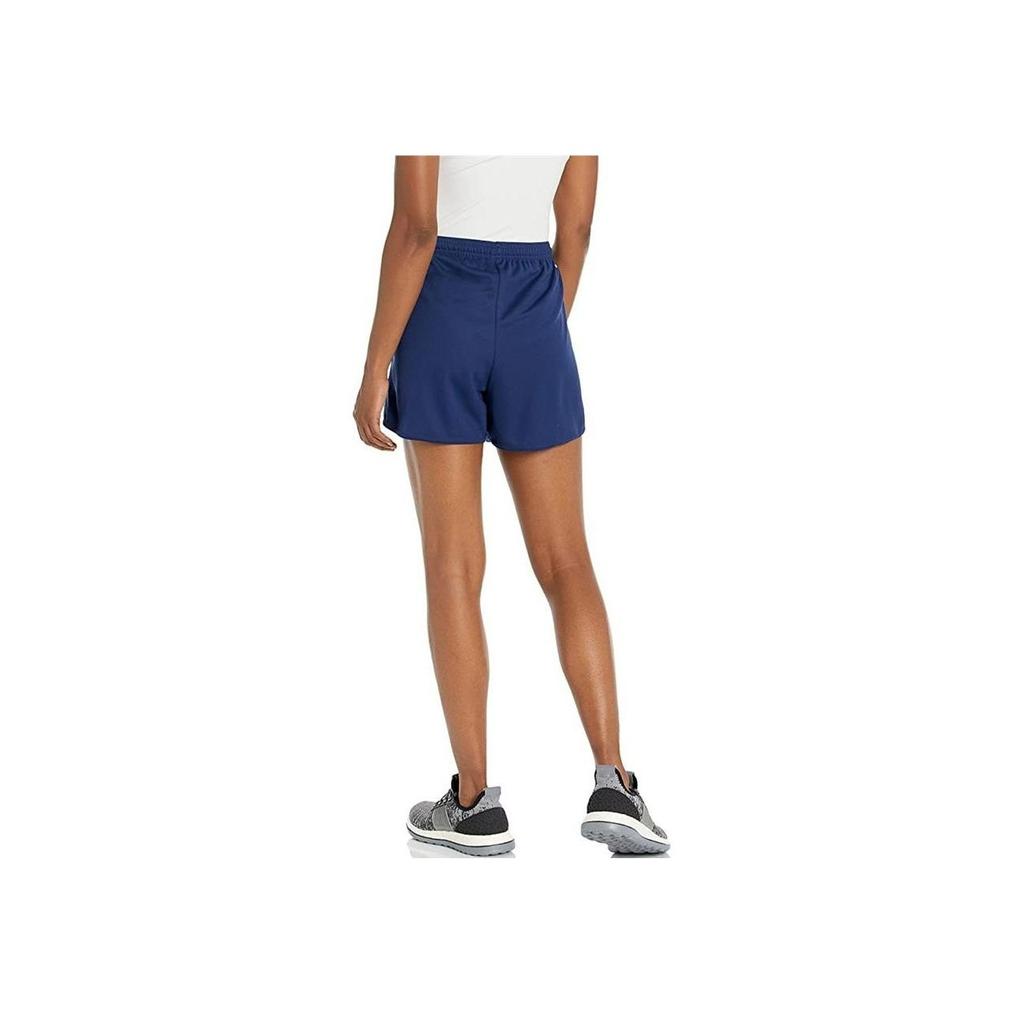 Adidas Letter Logo Printed Elastic Casual Shorts Women Shorts Blue AJ5901