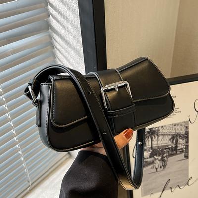 Monochromatic Leather Bags for Women  Luxury Designer  Shoulder Crossbody Bag  Women's Bags  Fashion Trend