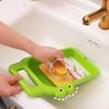 Crocodile Washboard Mini Washing Board Anti Slip Convenient Space Saving Laundry Wash Tub for