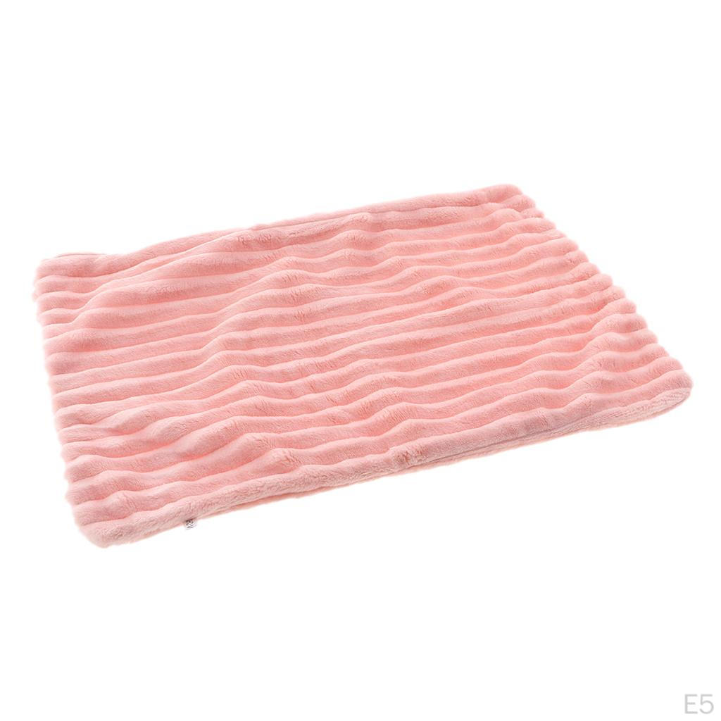 Striped Flannel Throw Pillow Case Cushion Cover Bedroom W/Zipper