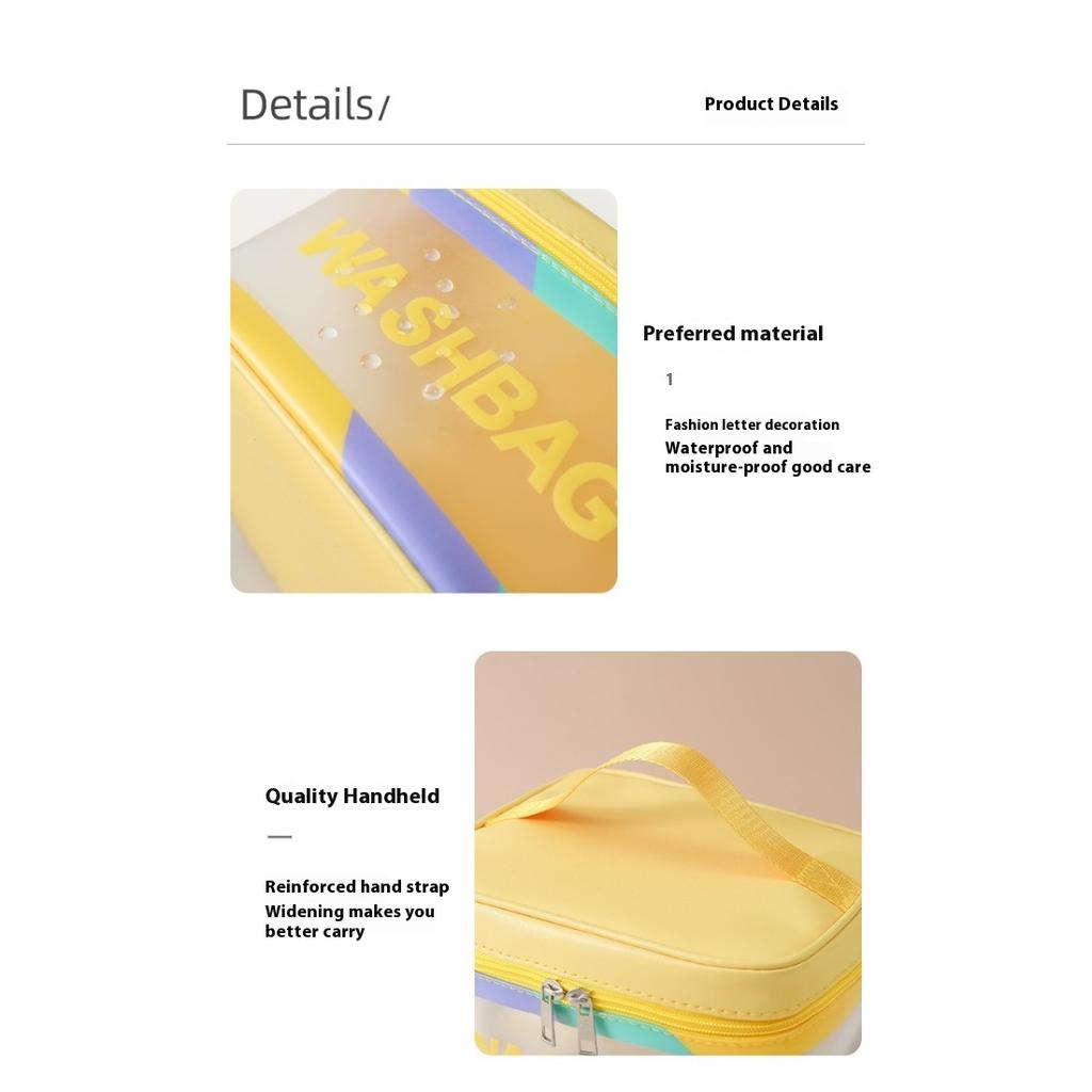 Geantă cosmetică de mare capacitate, de mare valoare, pentru femei, geantă de călătorie portabilă, geantă de înot, produse de îngrijire a pielii, geantă de toaletă