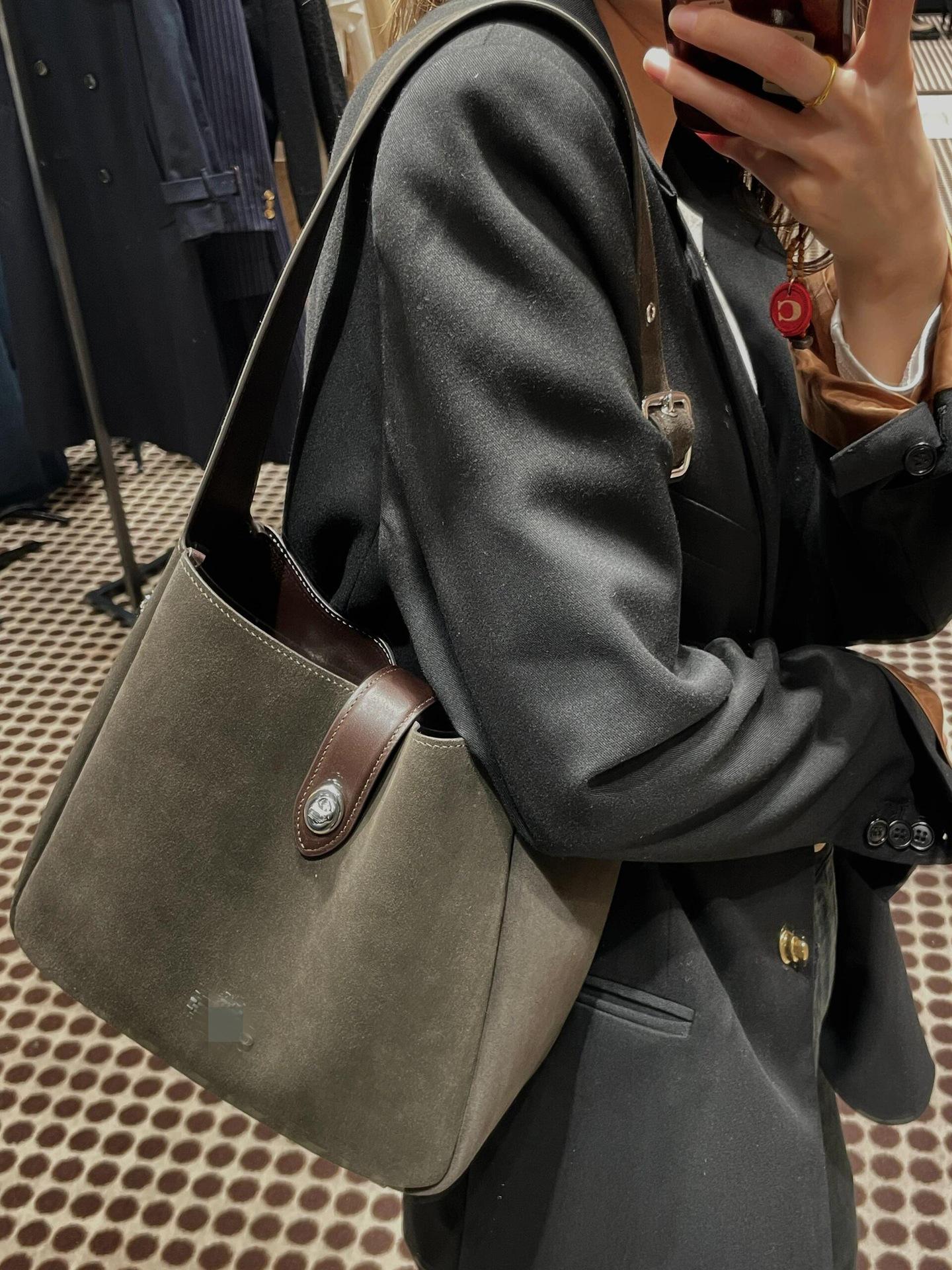 

Жіноча сумка Koujia Hadley Hobo Bucket Crossbody - Високоякісна міська сумка 25*24*8.5cm