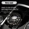 New Car Engine Start Stop Button Cover Push To Start Button Cover Ignition Protective Anti-Scratch Button Interior Decoration