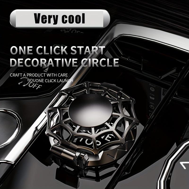 New Car Engine Start Stop Button Cover Push To Start Button Cover Ignition Protective Anti-Scratch Button Interior Decoration