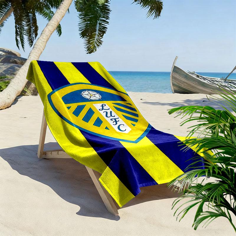Leeds logo Beach Towel, Large Soft Quick Dry Towel for Beach Camping Swimming