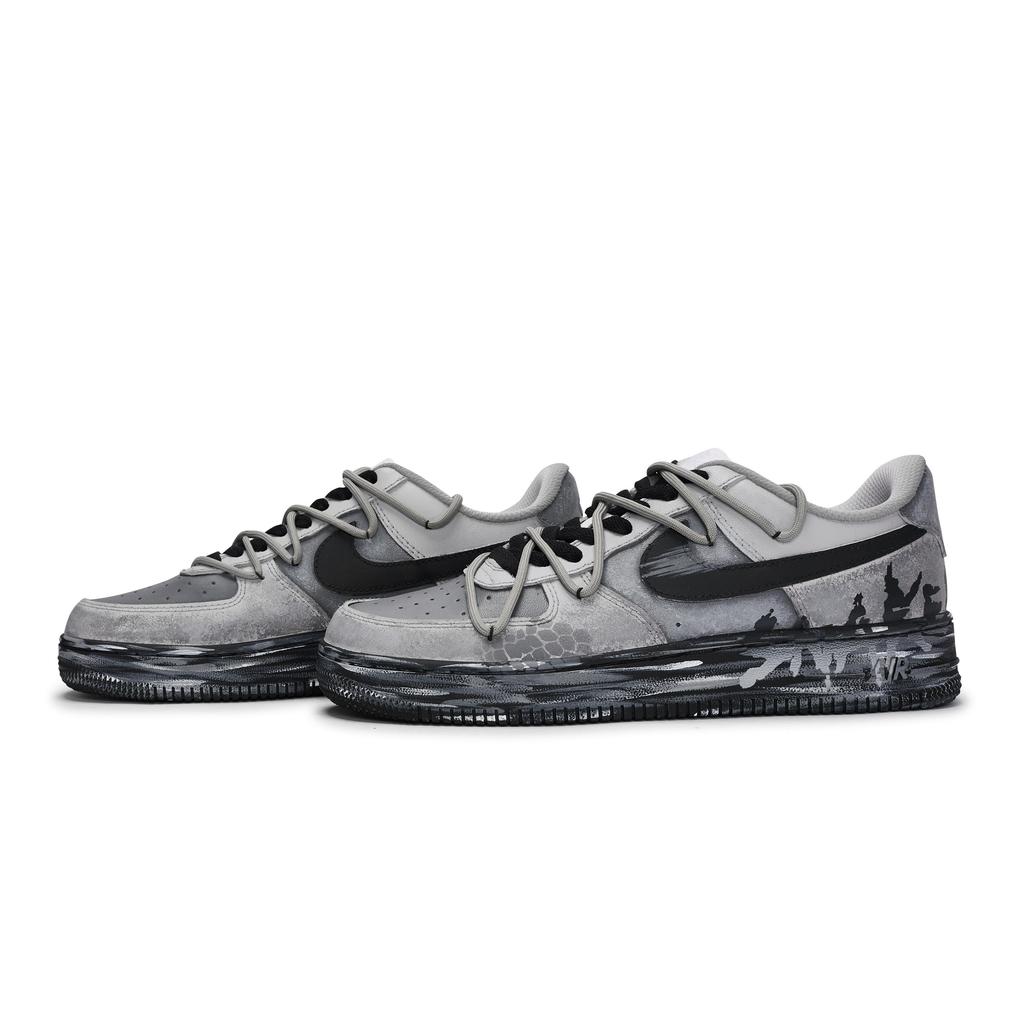 Nike Air Force 1 811 Manufacturing, Collapse Continent, Special Shoe Box Slip Resistant Slip Resistant Low top CW2288-111(Team80-S-BOX)