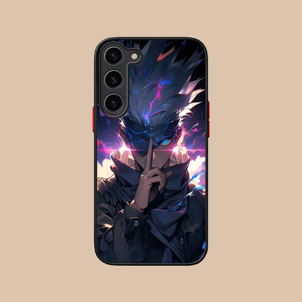 Jujutsu Kaisen Satoru Gojo Silikonové pouzdro na mobilní telefon pro Samsung Galaxy S26 S25 S24 S23 S22 S21 Plus FE Ultra Barevný kryt