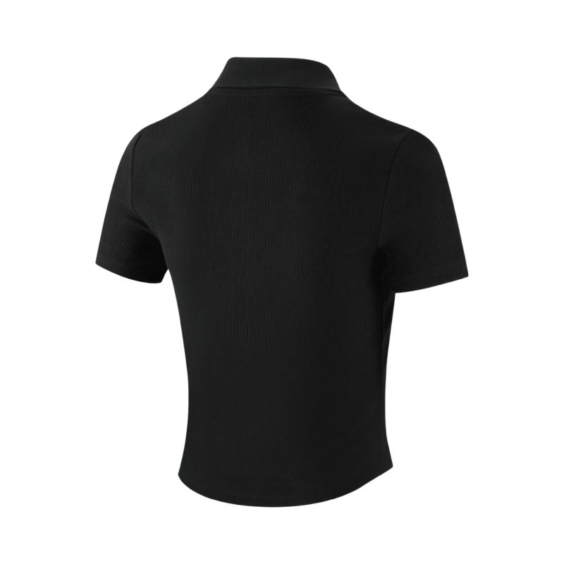 New Converse T Shirts Women's Black WCH669-023