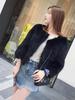 Women's Slimming Faux Fur Coat - 2025 Autumn/Winter Fashionable Plush Mink-Like Fox Fur Coat
