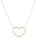 1 Pieces Hundred Personalised Fashion Stainless Steel Inlaid Colourful Zirconia Exaggerated Heart Necklace