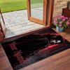 Crystal Velvet Rug Custom Name Text, Soft Non Slip Floor Mat Home DecorDracula