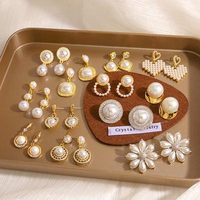 Pearl Stud Earrings, High Temperament, Light Luxury And Elegant Small Fragrant Style Earrings, Earrings For Women