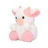 20cm/7.87in Cute Cow Plush Toys Cartoon Colorful Strawberry Bull Stuffed Animal Cattle Soft  Plushie Doll Decor For Party Gift