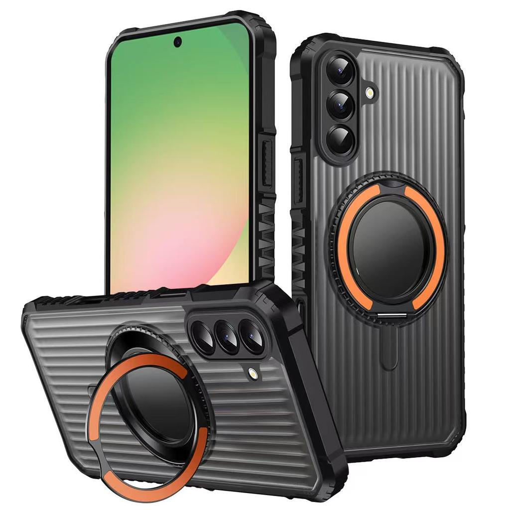 360° Rotate Ring Stand Military Grade Magnetic Case For Samsung Galaxy A56 A36 A26 A16 A06 A55 A35 A54 A25 A15 A05 Armor Cover
