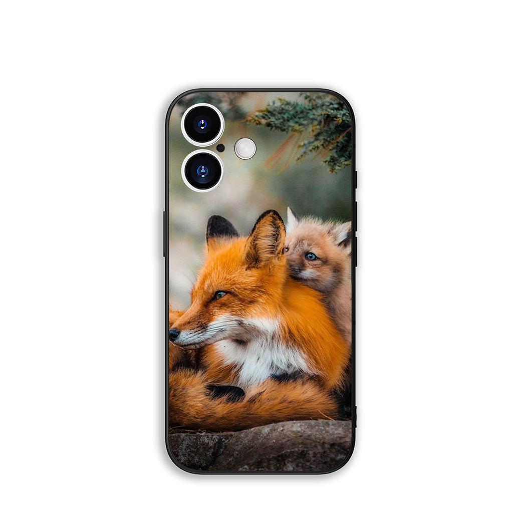 Phone Cover Hedgehog Fox Coque for Samsung Galaxy S25 S24 S22 S23 FE Ultra Plus A56 A05 A06 A15 A16 A55 S7 Edge Case